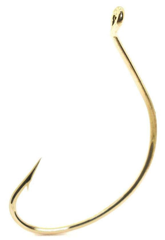  Mustad 37162 Gold Wide Gap English Bait Hooks