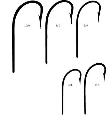  Mustad 3412 OShaughnessy Needle Eye Hooks