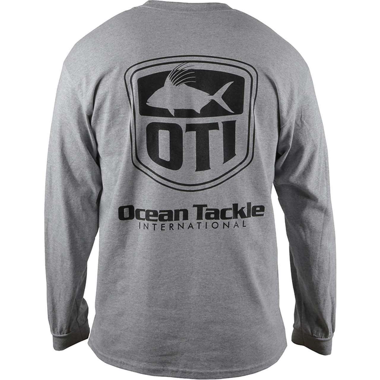  Ocean Tackle International Rooster Logo Long Sleeve Shirt