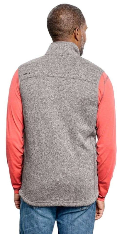  Orvis Mens R65 Sweater Fleece Vest - Heather Gray