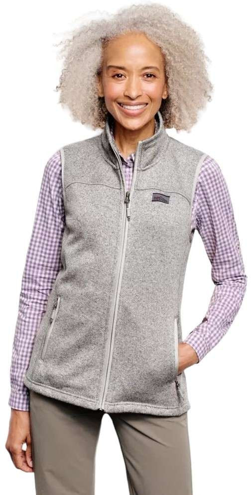  Orvis Womens R65 Sweater Fleece Vest - Grey