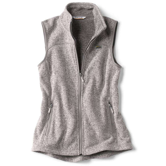  Orvis Womens R65 Sweater Fleece Vest - Grey