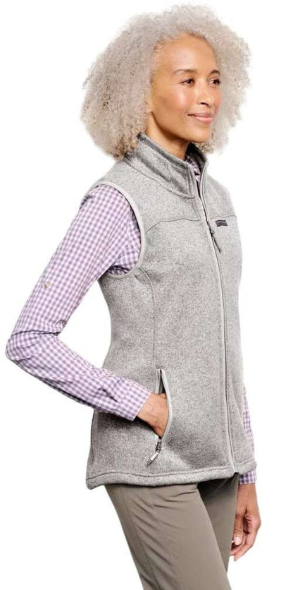  Orvis Womens R65 Sweater Fleece Vest - Grey