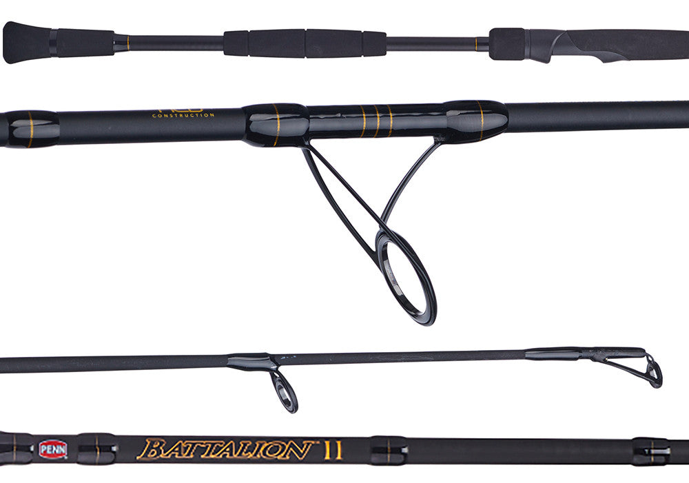  Penn Battalion II Slow Pitch Spinning Rods