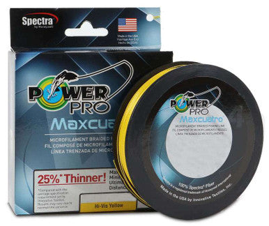  Power Pro Maxcuatro Braided Fishing Line - Hi-Vis Yellow