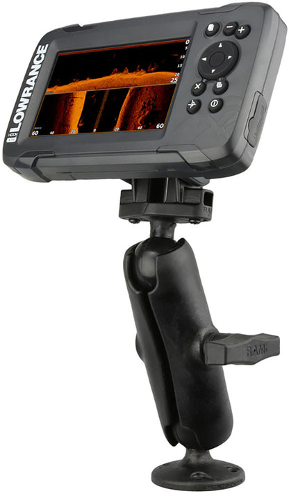  RAM Mounts Composite Double Ball Mount For Lowrance Hook2 - C Size - 1.5 In.