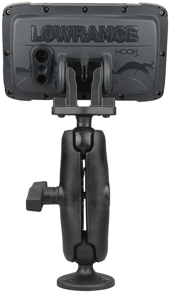  RAM Mounts Composite Double Ball Mount For Lowrance Hook2 - C Size - 1.5 In.