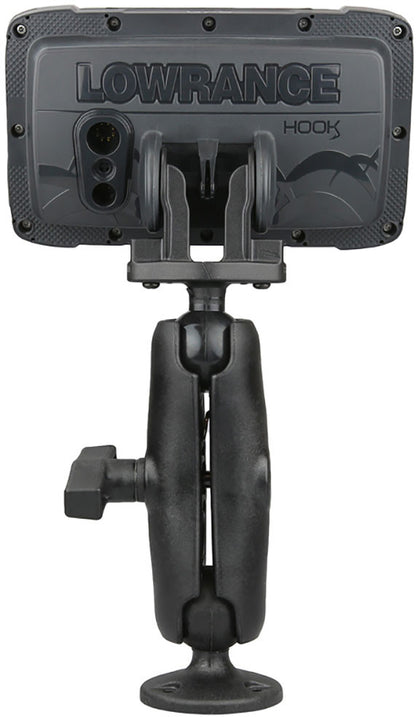  RAM Mounts Composite Double Ball Mount For Lowrance Hook2 - C Size - 1.5 In.