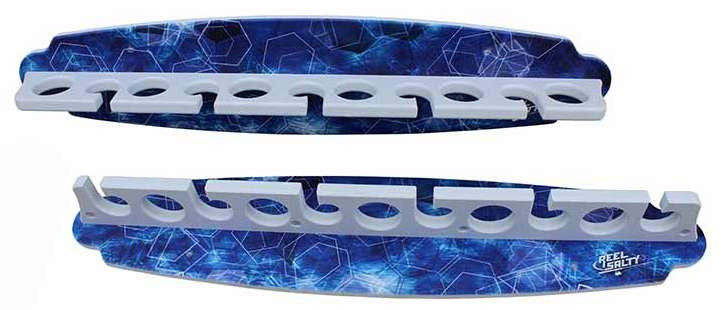  Reel Salty Waterproof 11 Fishing Rod Wall/Ceiling Rack - Deep Blue
