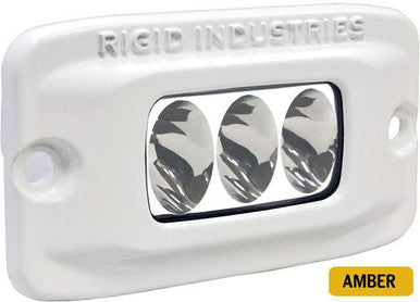  Rigid Industries 97232 Marine SR-M2 Flush Mount Driving LED Amber