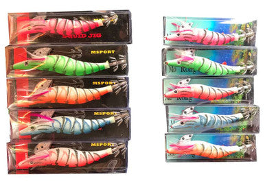  Run Off Lures Glow Tip Squid Jig Variety Pack