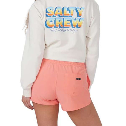  Salty Crew Womens Beacon Shorts - Sunrise Coral
