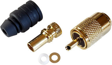  Shakespeare PL-259-8X-G Connector W/UG176 Adapter &amp; DooDad F/RG-8X Coax