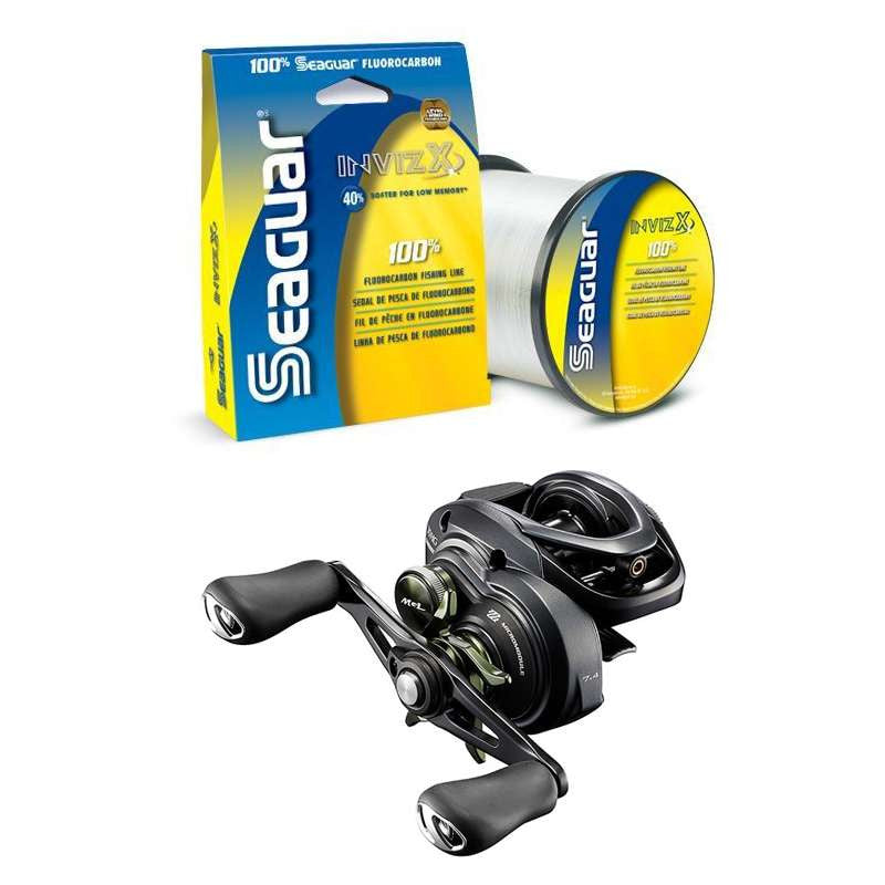  Shimano Baitcasting Reels / Seaguar InvizX Fluorocarbon Packages