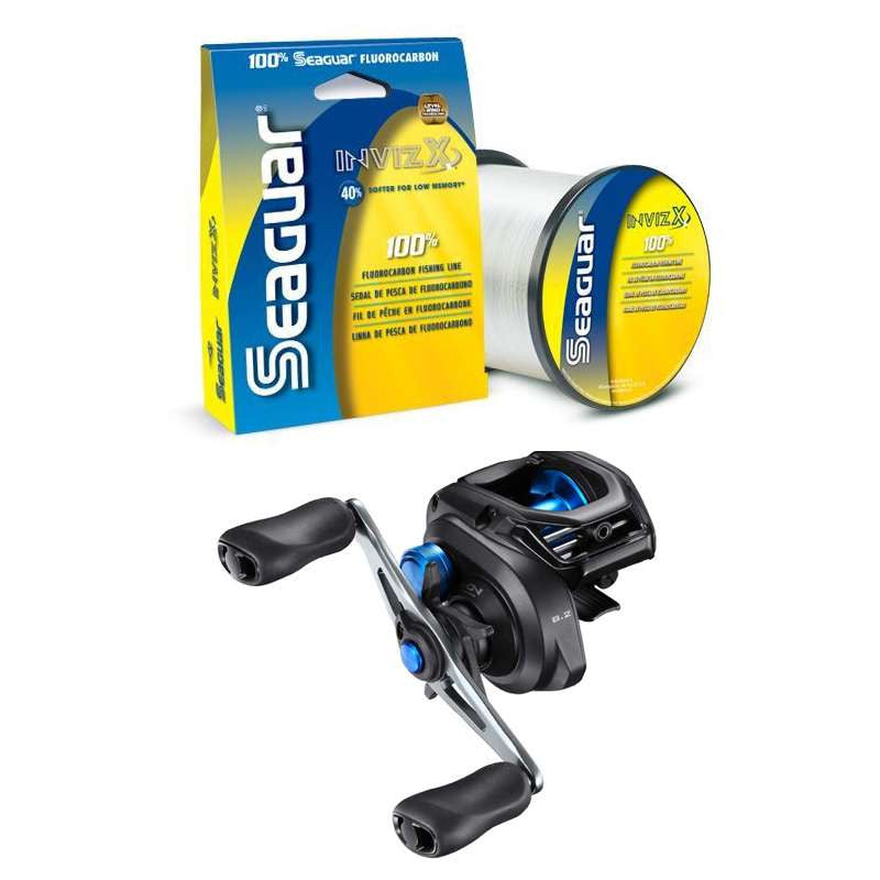  Shimano Baitcasting Reels / Seaguar InvizX Fluorocarbon Packages