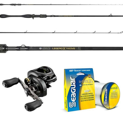 Shimano Curado K / St. Croix Legend Xtreme Baitcasting Combo W/ Seaguar InvizX