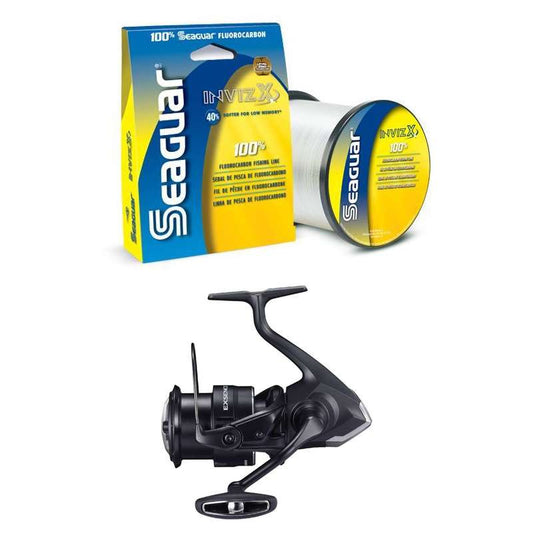  Shimano Spinning Reels / Seaguar InvizX Fluorocarbon Packages