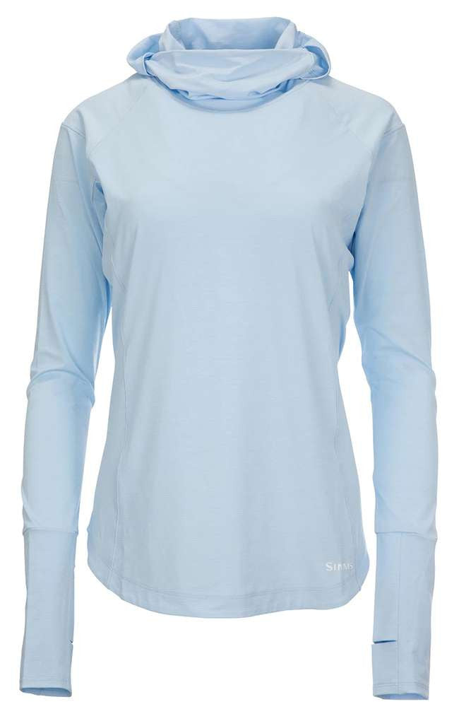  Simms Womens Solarflex Cooling Hoody - Ice