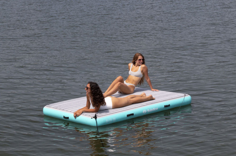  Solstice Watersports Inflatable Luxe Tract Dock - 8 Ft. X 5 Ft.