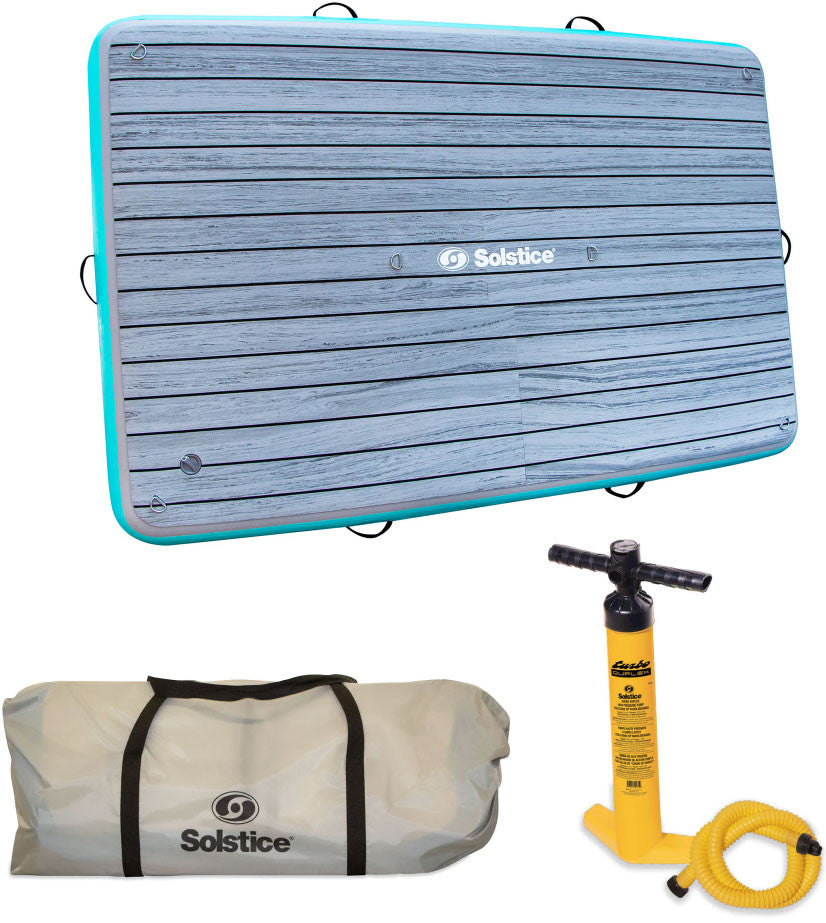  Solstice Watersports Inflatable Luxe Tract Dock - 8 Ft. X 5 Ft.