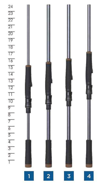  St. Croix Black Bass Spinning Rods