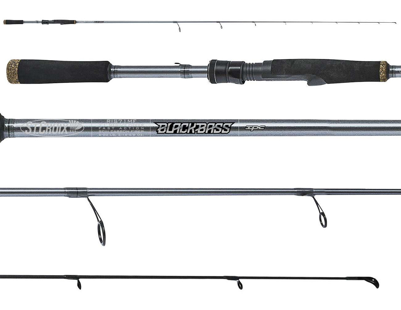  St. Croix Black Bass Spinning Rods