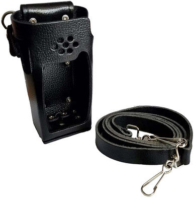  Standard Horizon SHC-18 Leather Case W/ Belt Loop &amp; Shoulder Strap