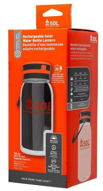  Survive Outdoors Longer Venture Solar Water Bottle Lantern