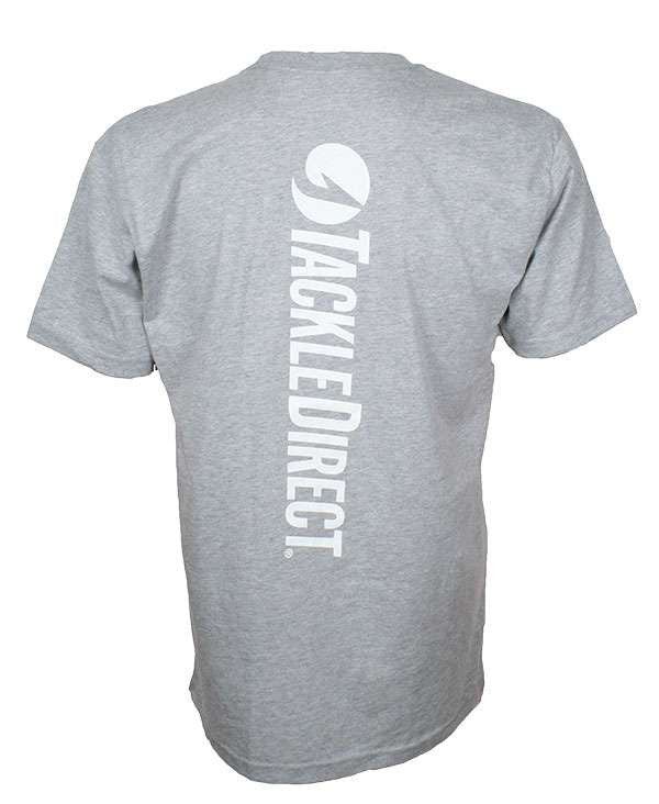  TackleDirect Hook Logo Mens T-Shirt - Heather Gray