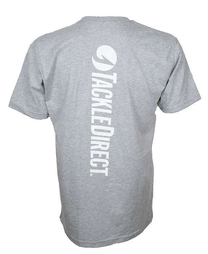  TackleDirect Hook Logo Mens T-Shirt - Heather Gray