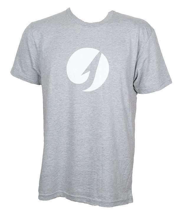  TackleDirect Hook Logo Mens T-Shirt - Heather Gray