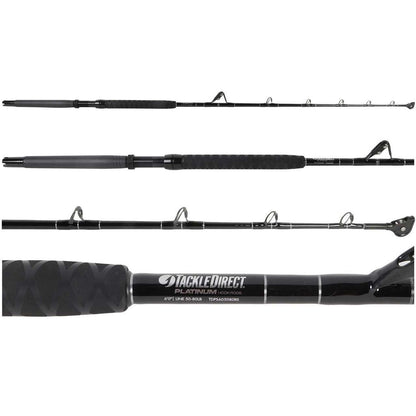  TackleDirect TDPS605080RS Platinum Hook Roller Stripper Conventional Standup Rod (Alps Reel Seat)