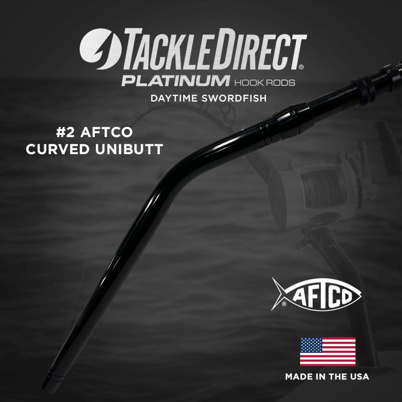  TackleDirect TDPS6105080WTSIC-UB2 Platinum Hook Daytime Swordfish Rod