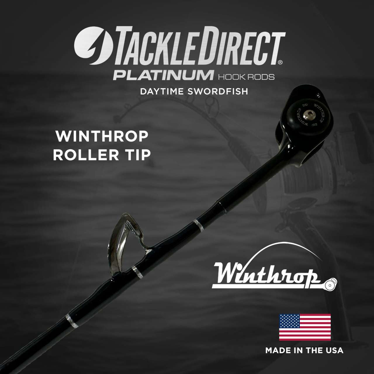  TackleDirect TDPS6105080WTSIC-UB2 Platinum Hook Daytime Swordfish Rod