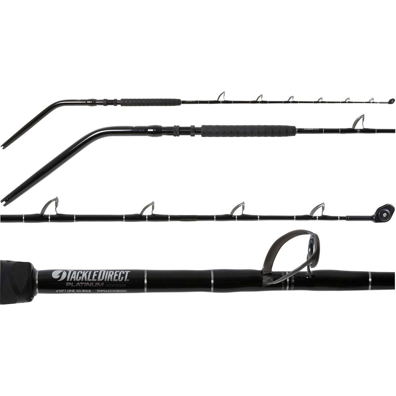  TackleDirect TDPS6105080WTSIC-UB2 Platinum Hook Daytime Swordfish Rod