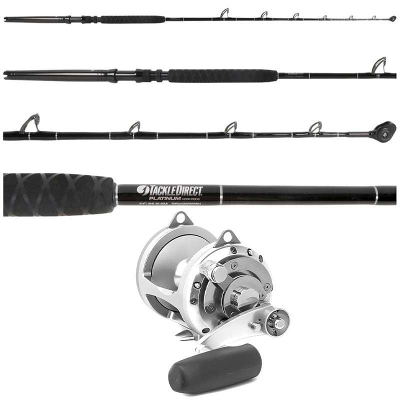  Avet EXW 30/2 Silver / Platinum Hook TDPS643050WTSIN Standup Combo