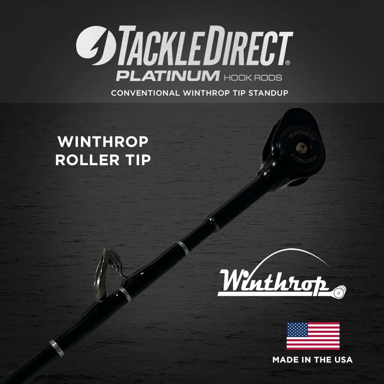 TackleDirect TDPS645080WTSIN Platinum Hook Standup Rod W/ Winthrop Tip