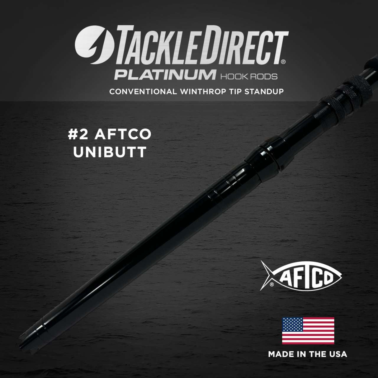  TackleDirect TDPS645080WTSIN Platinum Hook Standup Rod W/ Winthrop Tip