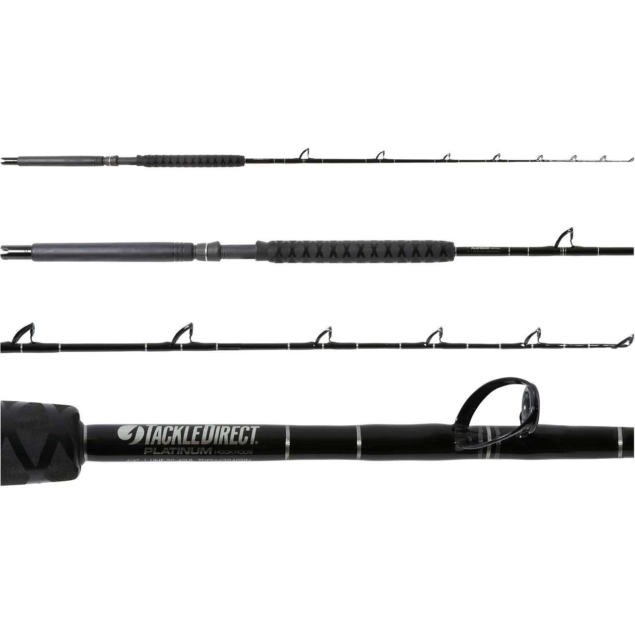  TackleDirect TDPS662040SIN Platinum Hook Conventional White Marlin Rod