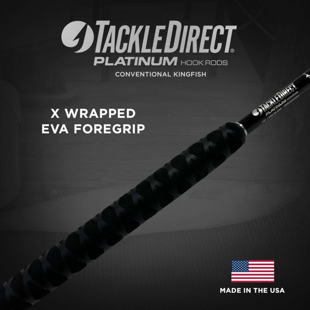  TackleDirect TDPS703050SIN Platinum Hook Conventional Kingfish Rod