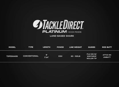  TackleDirect Platinum Hook Land Based Shark Rod