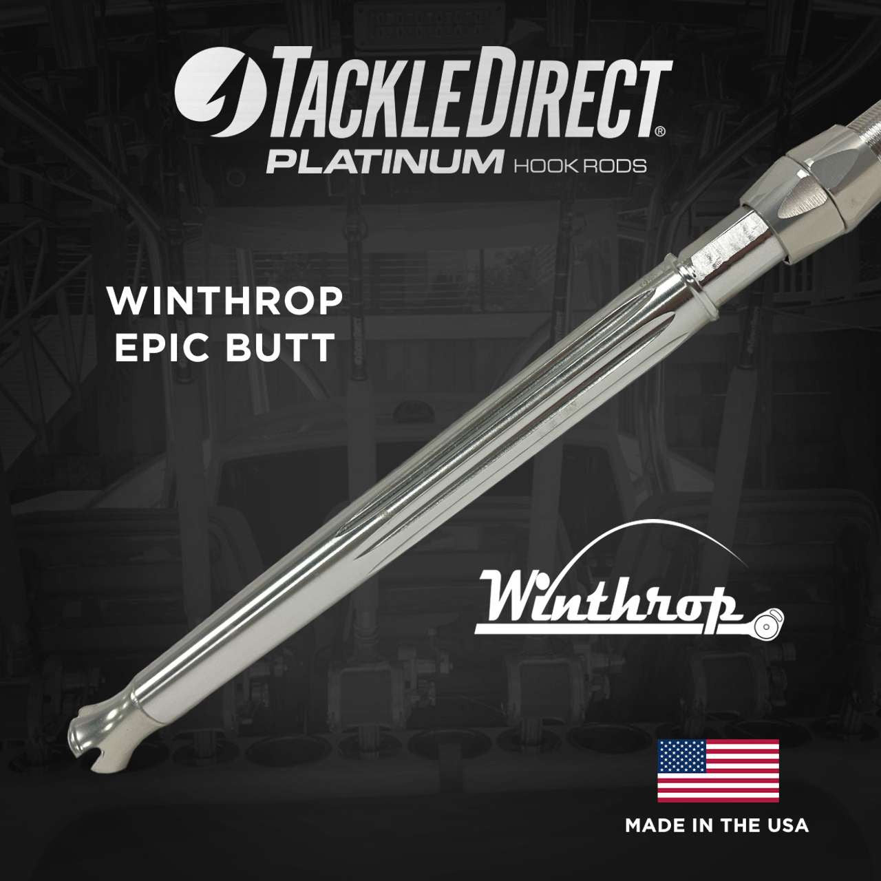  TackleDirect TDPSTSC661630SIC Platinum Hook Tournament Billfish Rod