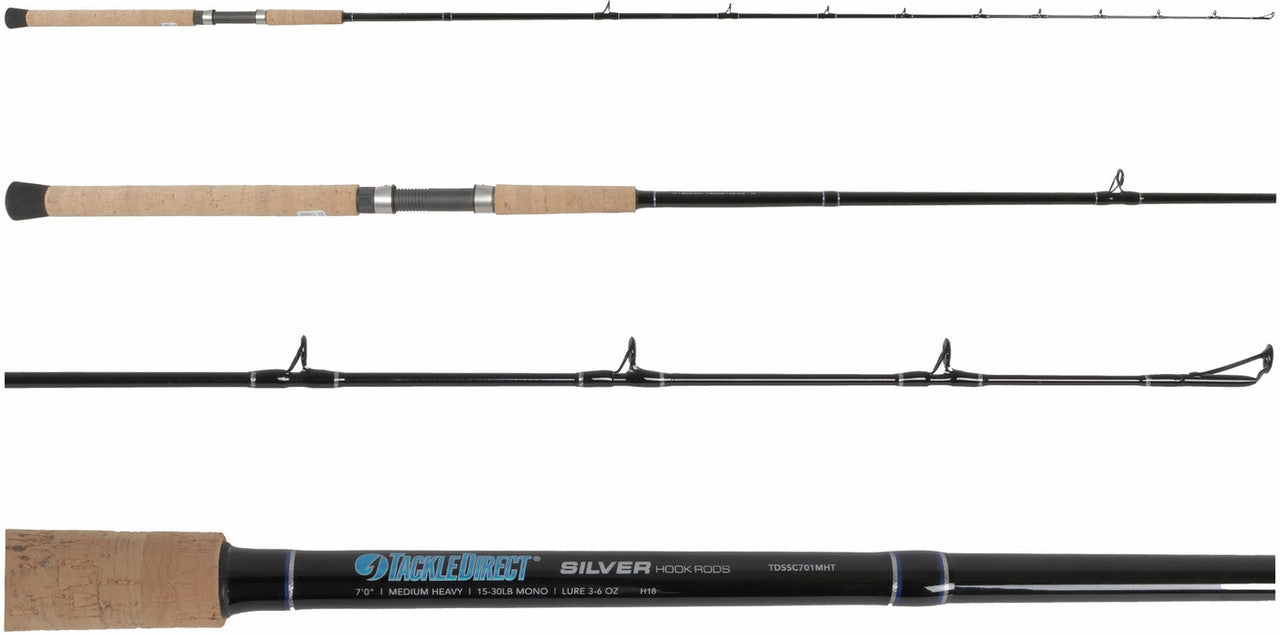  TackleDirect TDSSC701MHT / Penn SQL400LP Squall Baitcasting Combo