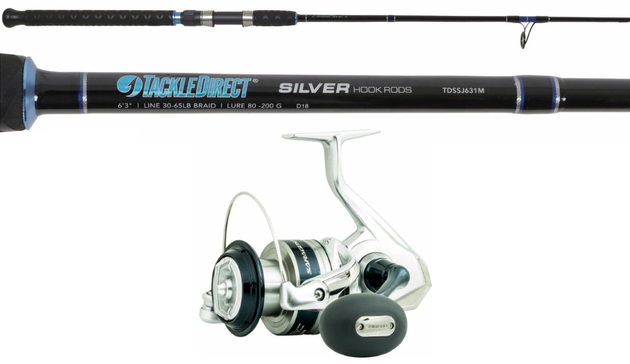  TackleDirect TDSSJ63M / Shimano Saragosa SRG6000SWAHG Spinning Combo