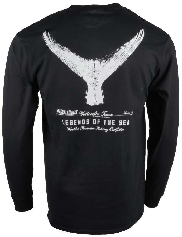  TackleDirect Yellowfin Tuna Long Sleeve - Black - Small