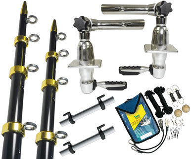  TACO GS-2841BKA-1 Grand Slam 280 W/15 Poles Rigging Kit Line Caddy