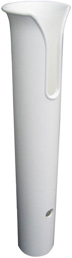  TACO Poly Thru-Bolt Rod Holder W/ Mounting Holes - No Hardware - White