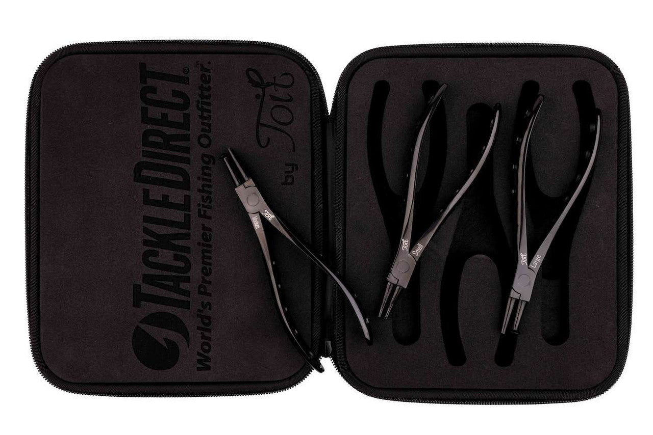  Toit TackleDirect Limited Black 3pc Split Ring Plier Set