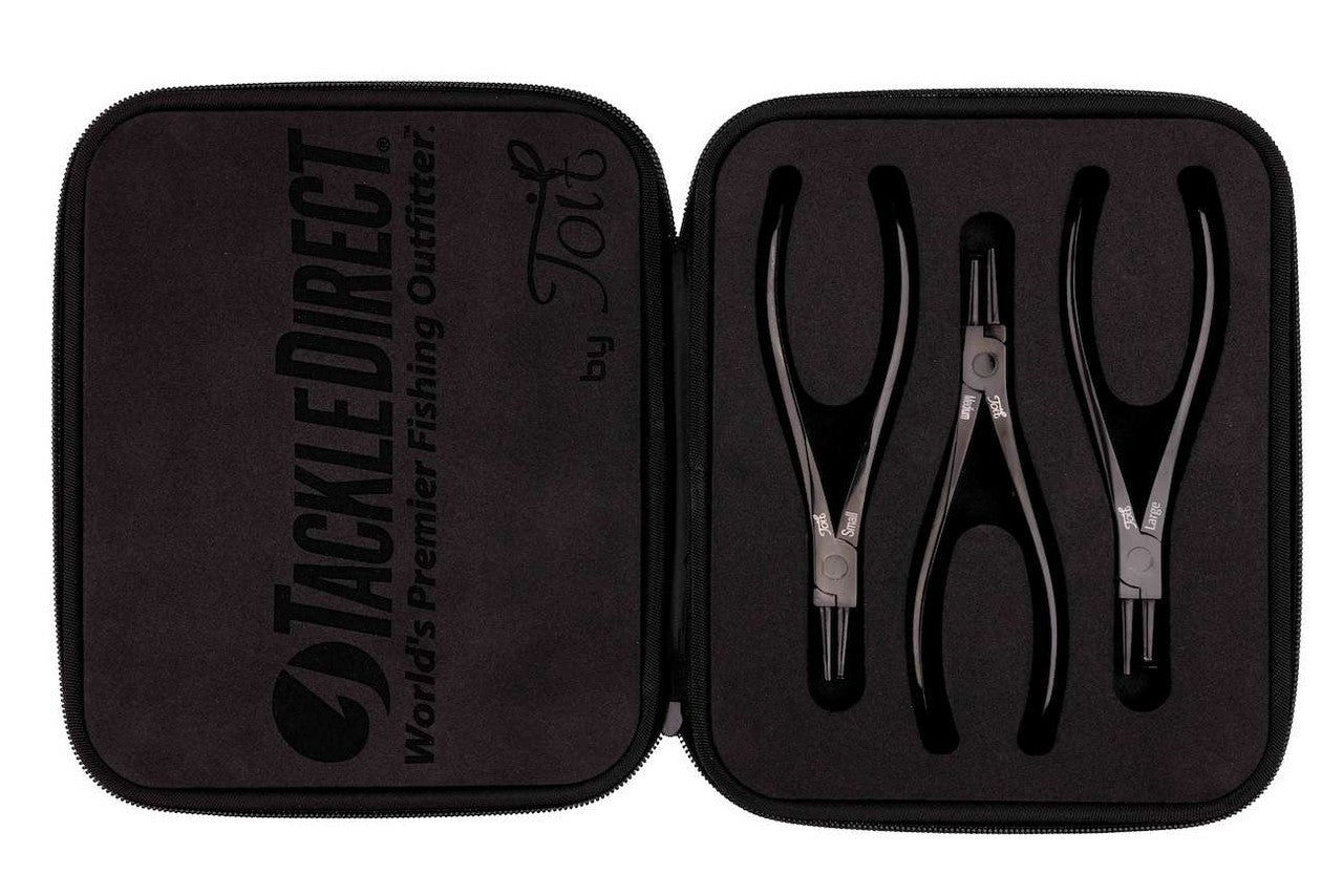  Toit TackleDirect Limited Black 3pc Split Ring Plier Set