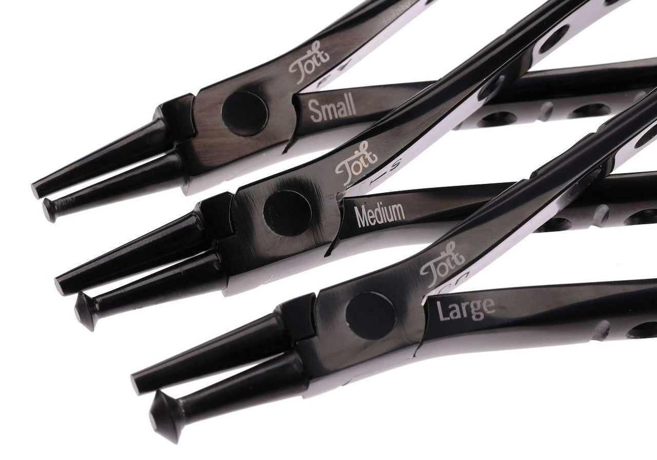  Toit TackleDirect Limited Black 3pc Split Ring Plier Set
